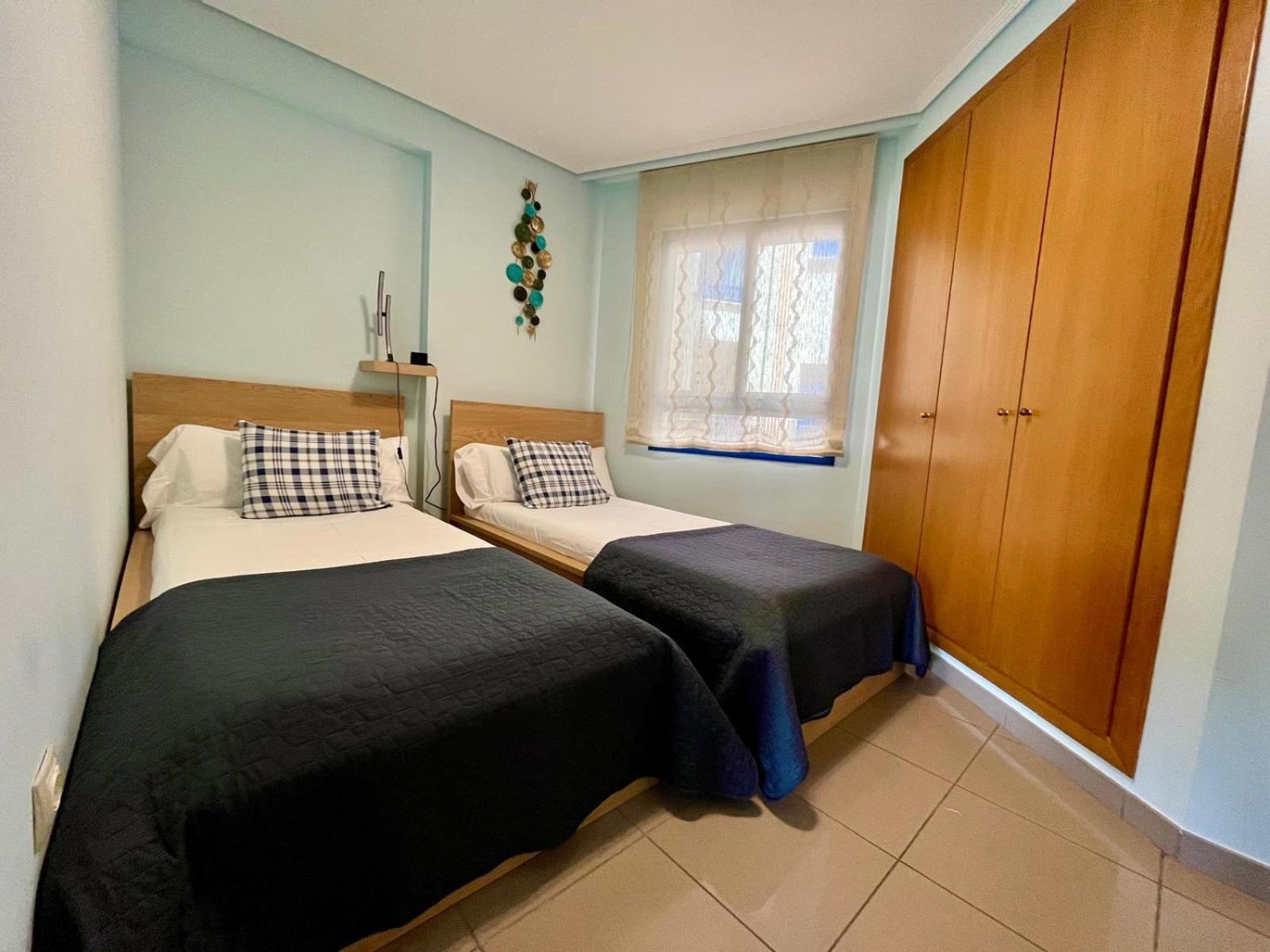 Blue Beach Apartment+Oceanview+Private Parking Valencia Exterior foto