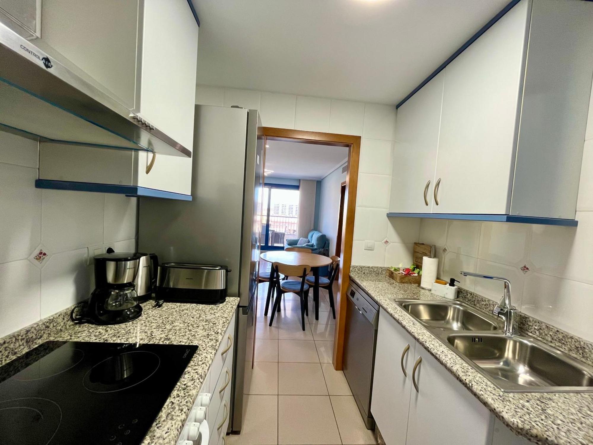 Blue Beach Apartment+Oceanview+Private Parking Valencia Exterior foto
